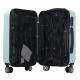 Aga Travel Walizka podróżna kabinowa LEKKA 2,7 kg bagaż podręczny 56x35x23 cm MR4663 Turkusowy