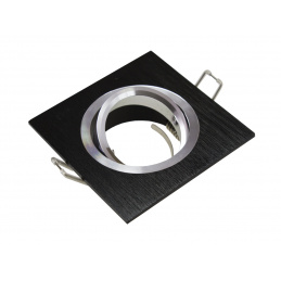 Oprawa halogenowa LED - ruchoma - czarna - GU10, MR16