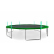 Trampolina Aga SPORT PRO 460 cm ciemnozielona + siatka ochronna + drabinka + kieszeń na buty