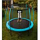 Aga SPORT EXCLUSIVE Trampolina 250 cm niebieska + ochronna siatka + drabinka