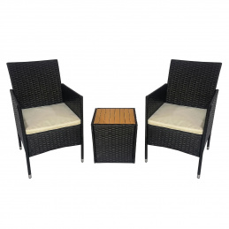 ZESTAW MEBLI RATANOWYCH DO OGRODU NA TARAS 2+1 Pattio