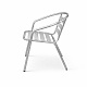 Aga Ogrodowe metalowe krzesło MR6180