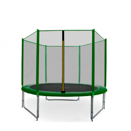 Aga SPORT PRO Trampolina 250 cm ciemnozielona + siatka ochronna