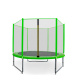 Aga SPORT PRO Trampolina 250 cm Jasnozielona + siatka ochronna