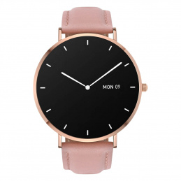Smartwatch Garett Verona gold-pink leather