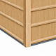 Aga Domek ogrodowy 278x215x238 cm Brązowy