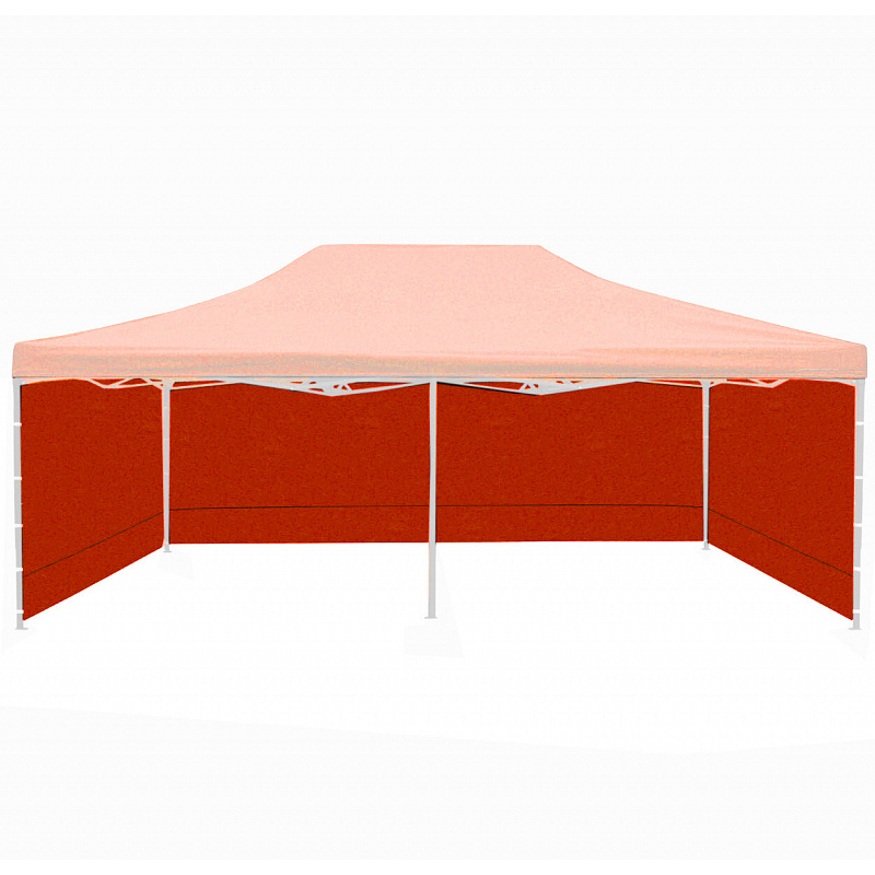 Aga Ścianka boczna do stoiska handlowego 3x6m Pomarańczowa