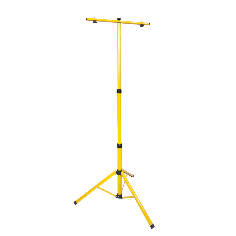 Podwójny statyw odblaskowy - żółty - 140cm