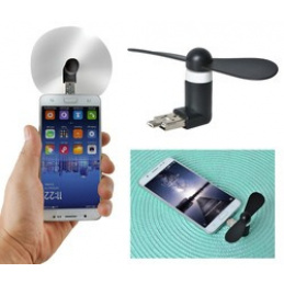 Wentylator micro USB czarny