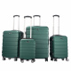 Aga Travel Sada cestovních kufrů MR4659 Tmavě zelená
