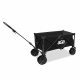 Aga Wózek TRANSPORTOWY turystyczny PLAŻOWY przyczepka MR4613 Czarny