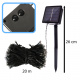 Lampki solarne łańcuch świetlny 20m 200LED ciepły