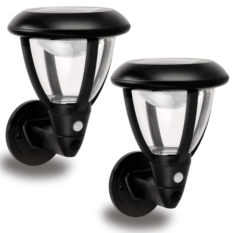 2x Lampa elewacyjna solarna kinkiet LED IP44 Eco Light
