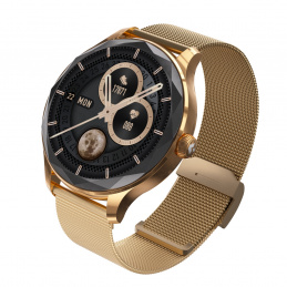 Smartwatch Garett Viva gold steel