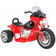 Motorek Chopper na akumulator dla dzieci Czerwony + 3 koła + Dźwięki + Światła LED