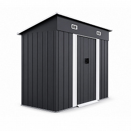 Aga Domek ogrodowy 222x174x125 cm Ciemnoszary