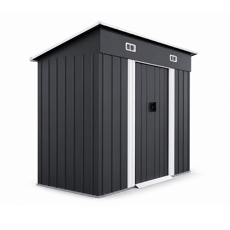 Aga Domek ogrodowy 222x174x125 cm Ciemnoszary