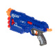 Pistolet na piankowe strzałki maszynowy Blaze Storm + 10 strzałek niebieski
