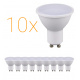 10x LED żarówka - GU10 - ECOPLANET - 10W - 900Lm - ciepła biel