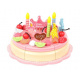 Tort urodzinowy drewniany
