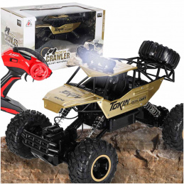 Samochód RC Rock Crawler 1:12 4WD METAL złoty
