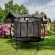 Aga SPORT EXCLUSIVE Trampolina 180 cm Czarna + siatka zabezpieczająca