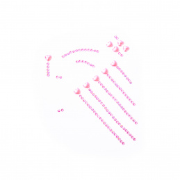 Aga4Kids Samoprzylepne cyrkonie DS8113D