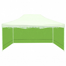 Aga Ścianka boczna do stoiska handlowego 3x4,5m Jasnozielona