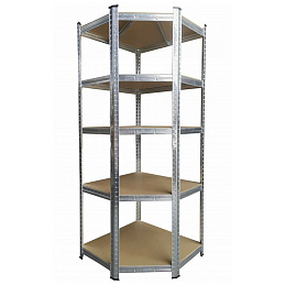 Aga Narożny regał metalowy 180x70x40 cm - 6DAZ230 - II. JAKOŚĆ