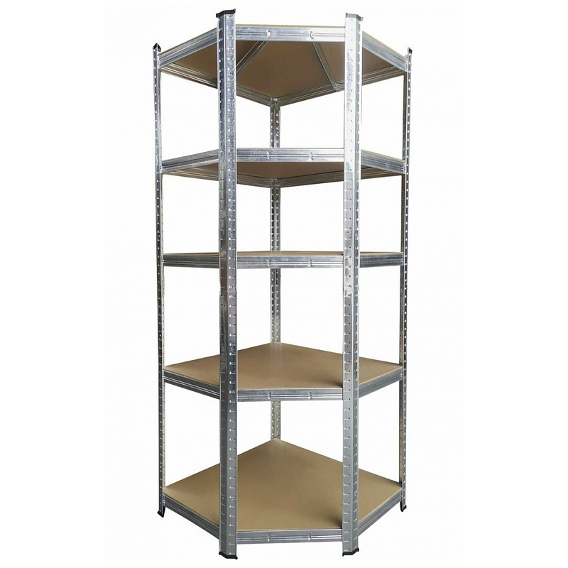 Aga Narożny regał metalowy 180x70x40 cm - 6DAZ230 - II. JAKOŚĆ