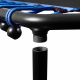 Aga FITNESS Trampolina 130 cm Niebieska + uchwyt