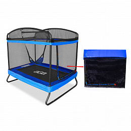 Aga Siatka ochronna do trampoliny prostokątnej 122x183 cm Niebieska