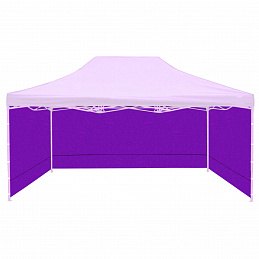Aga Ścianki boczne do stoiska handlowego 3x4,5m Fioletowa