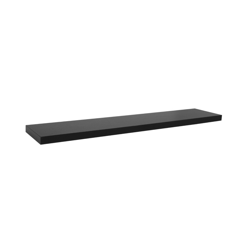 Aga Półka ścienna 100x23,5 cm Czarna 2DAZ020