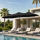 Linder Exclusiv Parasol ogrodowy 300x150x220 cm Ciemnoszary