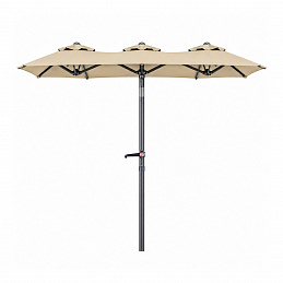 Linder Exclusiv Parasol ogrodowy 300x150x220 cm Beżowy