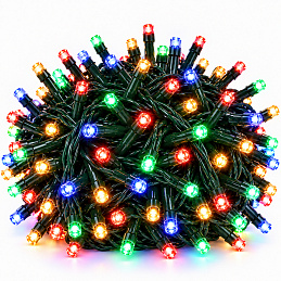 Aga świąteczny łańcuch 200 LED kolorowy