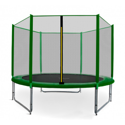 Aga SPORT PRO Trampolina 305 cm ciemnozielona + siatka ochronna