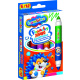 BAMBINO Flamastry Mazaki dwustronne Jumbo 6 sztuk/12 kolorów