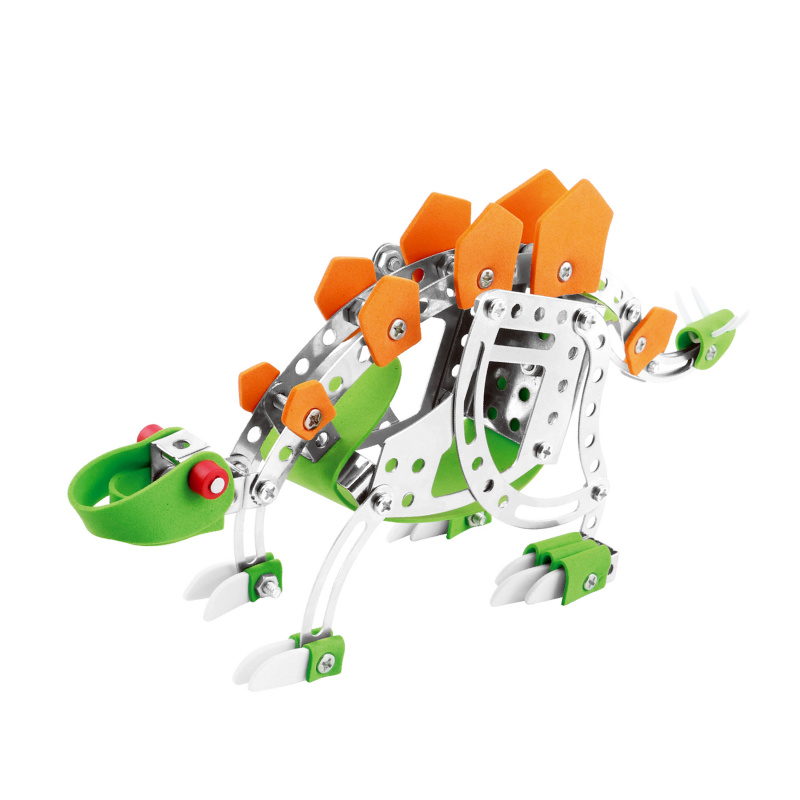 KLOCKI KONSTRUKCYJNE ZESTAW DO SKRĘCANIA 125 el. Dinozaur