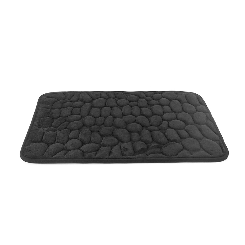 Aga MATA ŁAZIENKOWA SZYBKOSCHNĄCA 40x60 cm Czarny