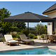 Linder Exclusiv Parasol 400 cm Dark Grey