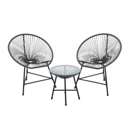 Aga Zestaw ogrodowy szary