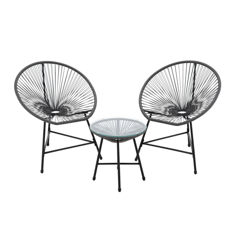 Aga Zestaw ogrodowy szary