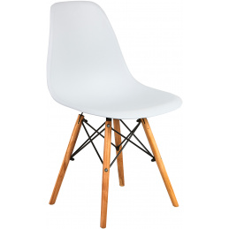 Aga Krzesło w stylu skandynawskim, nowoczesne białe