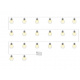 Girlanda - lampki LED na batrerie 20szt.