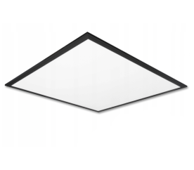 Panel LED czarny 60 x 60cm - 50W - 4700Lm - neutralna biel