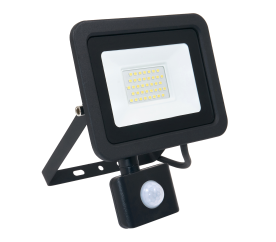 Reflektor LED RODIX PREMIUM z czujnikiem PIR - 30W - IP65 - 2550Lm - biel neutralna - 4500K - gwarancja 36 miesięcy