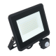 Reflektor LED IVO z czujnikiem PIR - 50W - IP65 - 4250Lm - biały ciepły - 3000K