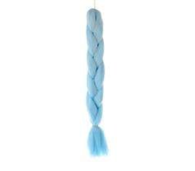Vlasy Kanelové syntetické Copánky Ombre modré ISO